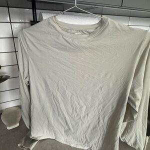 SKIMS Light Gray Long Sleeve Tee